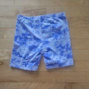 SO bike shorts - Purple splattered - size 16